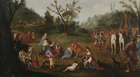 El encuentro de Alejandro Magno con la familia de Darío III después de la derrota en la batalla de Issos
